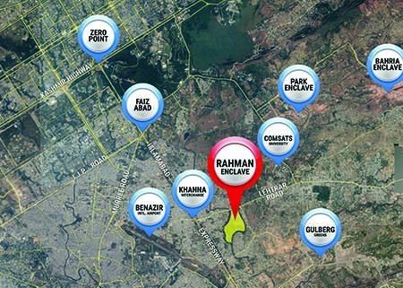 Location Map of Rahman Enclave
